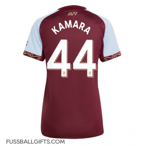 Aston Villa Boubacar Kamara #44 Fußballbekleidung Heimtrikot Damen 2025-26 Kurzarm